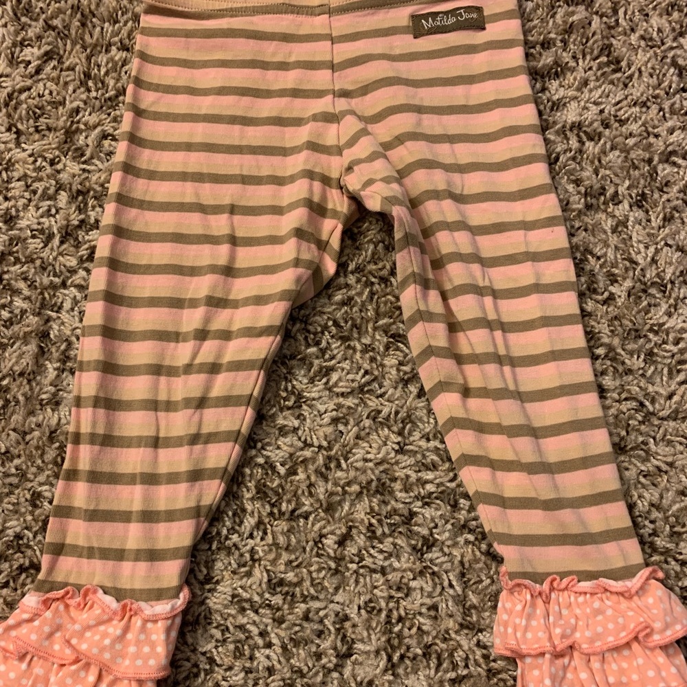 Matilda Jane leggings with ruffles!!! GUC